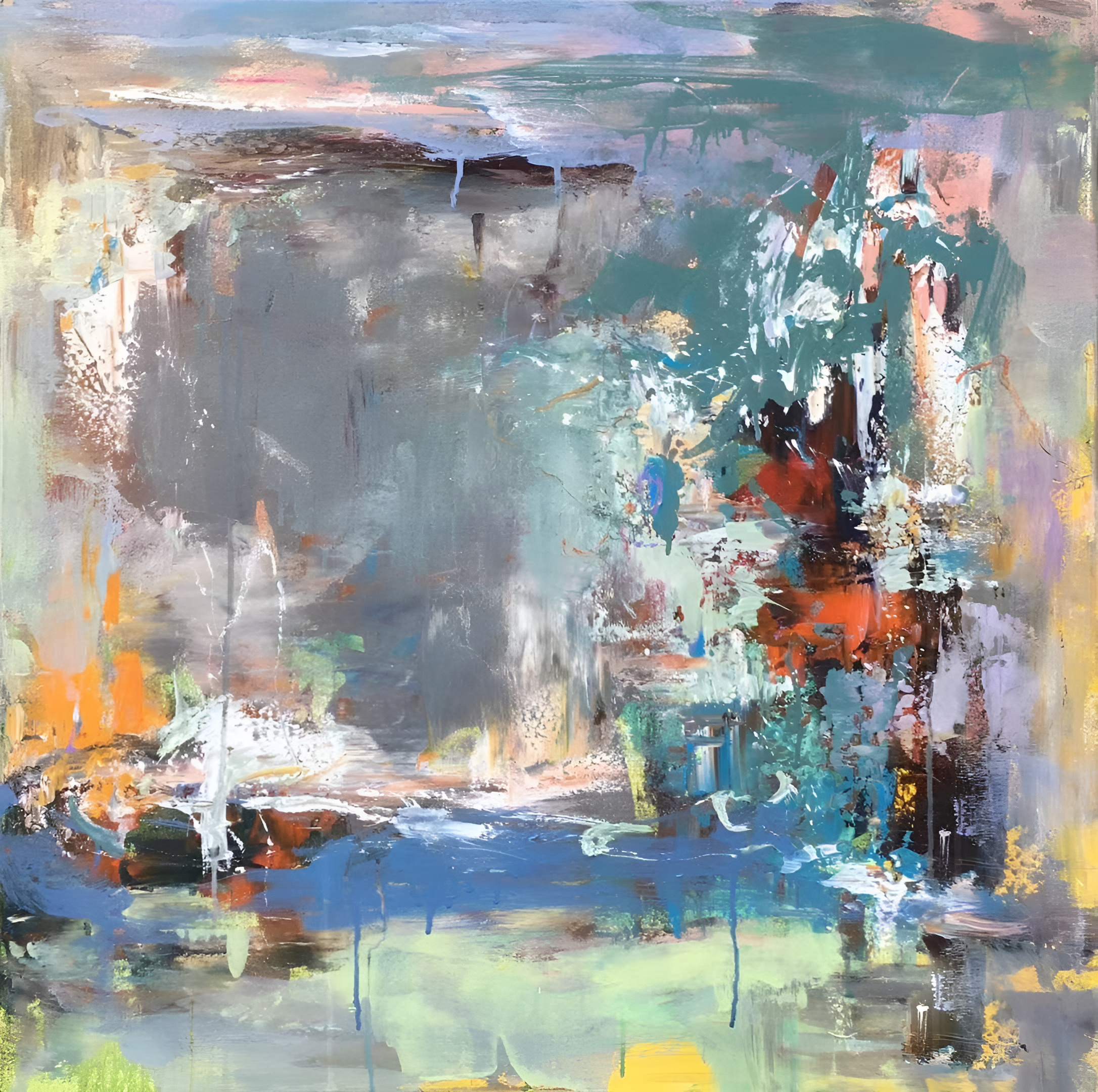 Abstrakte Kunst Gemälde E78