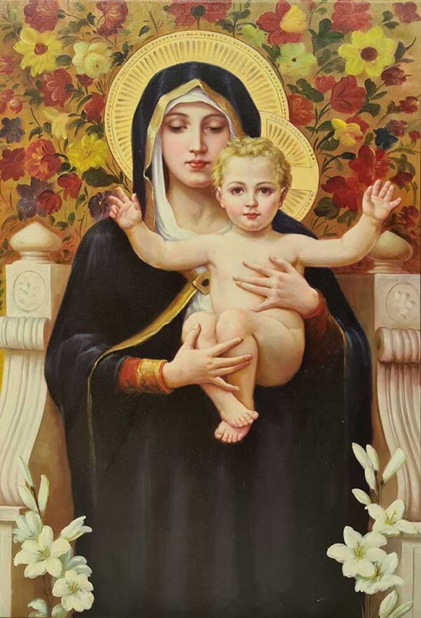 umetniška slika marija z jezusom 2