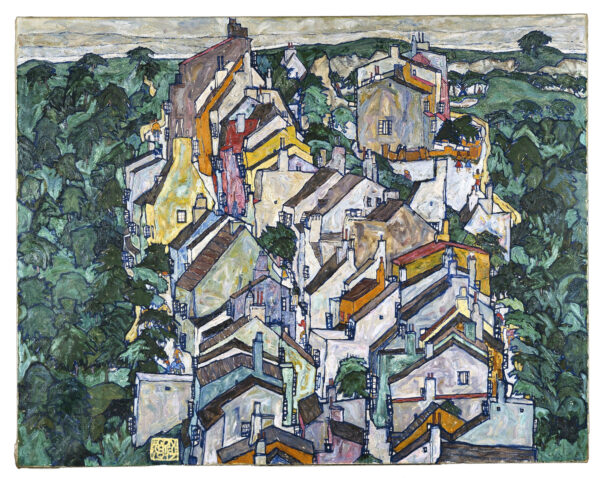 Egon Schiele Town among Greenery (The Old City III)