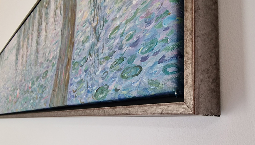 Claude Monet – The Water Lilies – Clear Morning with Willows Claude Monet – The Water Lilies – Clear Morning with Willows