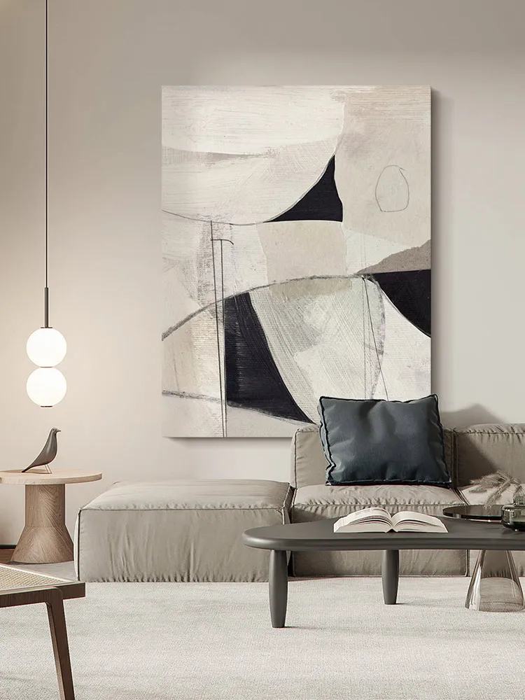 Decorative painting - White Forms - oil painting reproduction for the living room - on canvas
