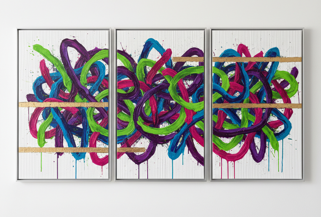 Többrészes festmények - W410