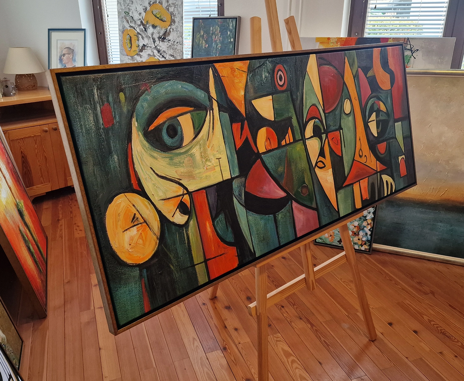 Abstrakte Kunst Gemälde - E417