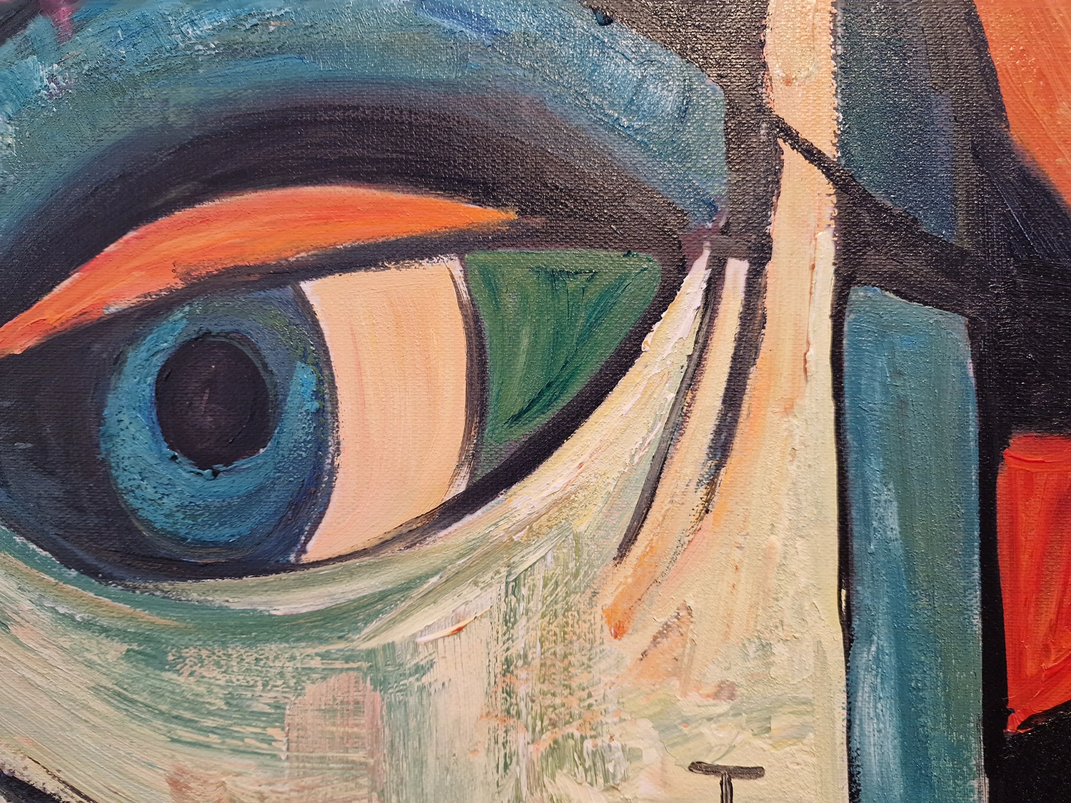 Abstrakte Kunst Gemälde - E417