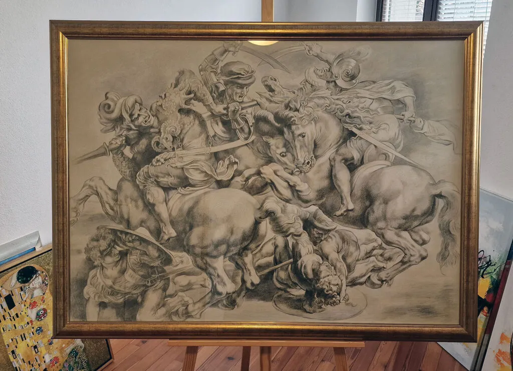 reprodukcija umetniške slike leonardo da vinci