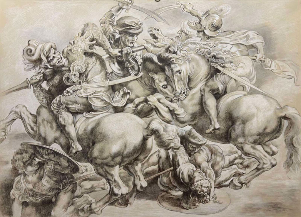 reprodukcija umetniške slike leonardo da vinci