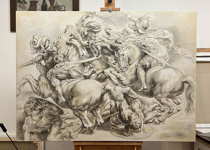 reprodukcija umetniške slike leonardo da vinci