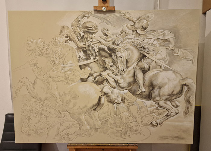 reprodukcija umetniške slike leonardo da vinci