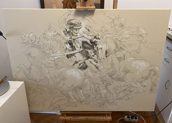 reprodukcija umetniške slike leonardo da vinci