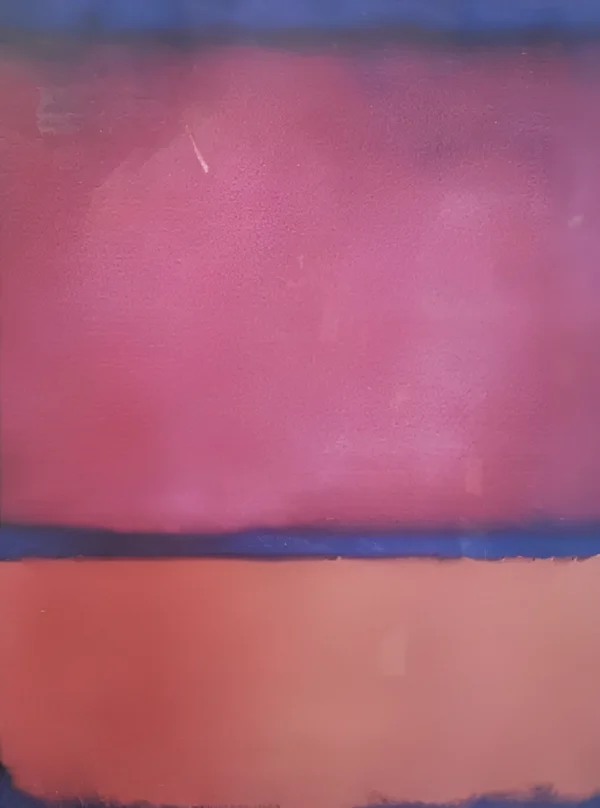 Pink, purple and blue (1961) by Mark Rothko