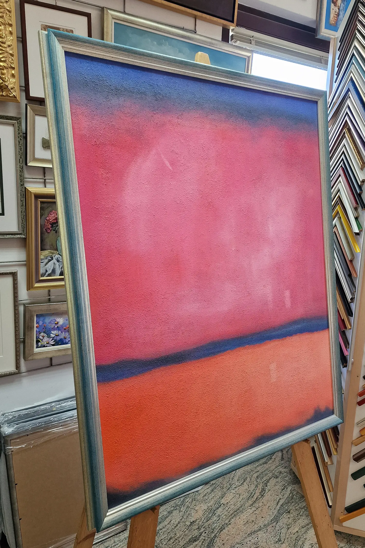 Pink, purple and blue (1961) by Mark Rothko 4 Pink, purple and blue (1961) by Mark Rothko