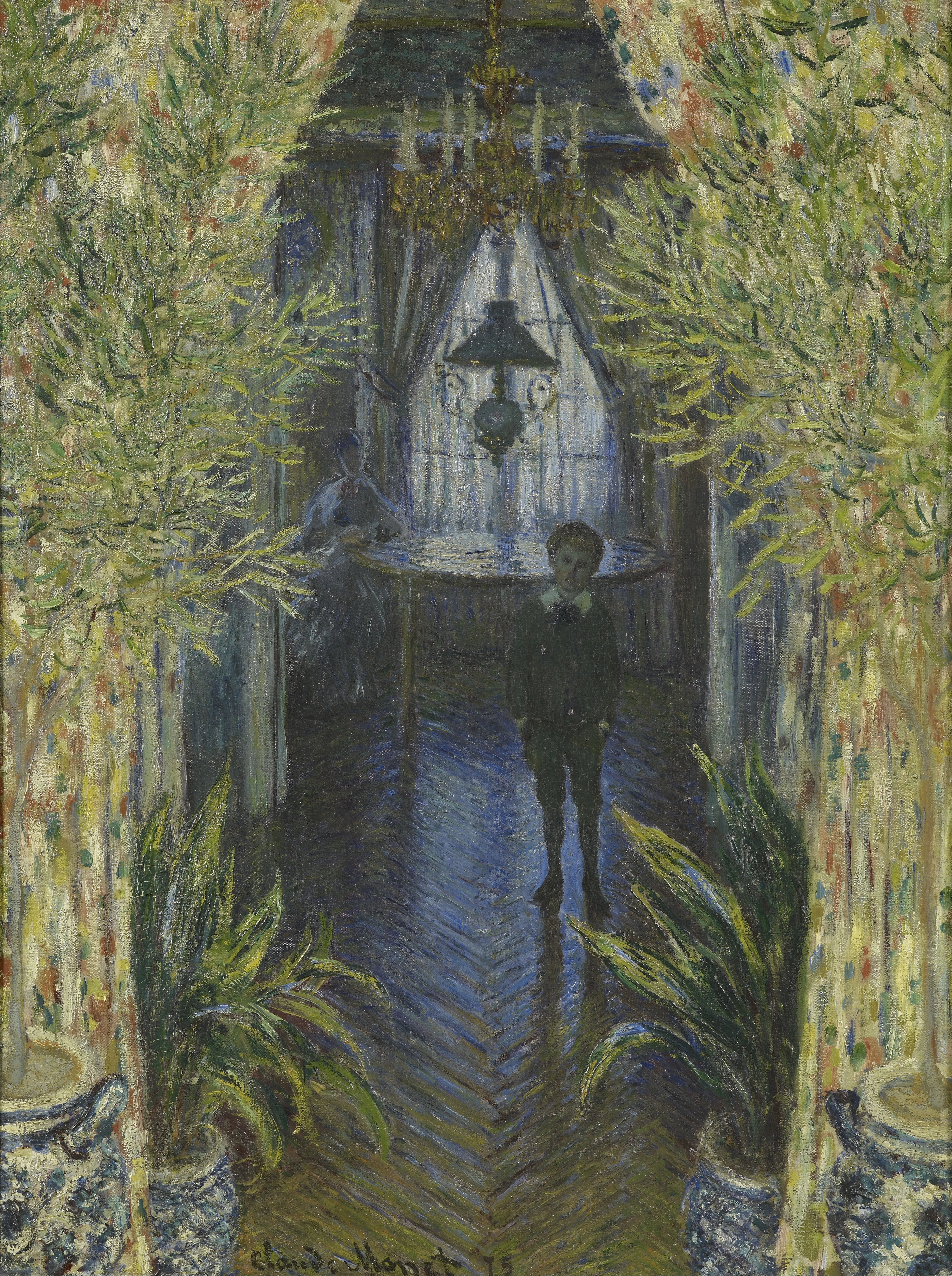 Claude Monet – Eine Ecke der Wohnung – handgemaltes Ölgemälde, Reproduktion auf Leinwand