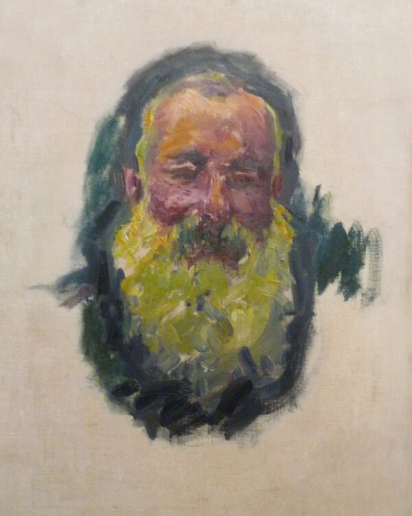 Claude Monet – Selbstporträt – handgemaltes Ölgemälde, Reproduktion auf Leinwand