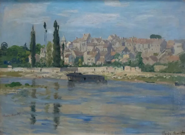 Claude Monet – Carrières-Saint-Denis – handgemaltes Ölgemälde, Reproduktion auf Leinwand
