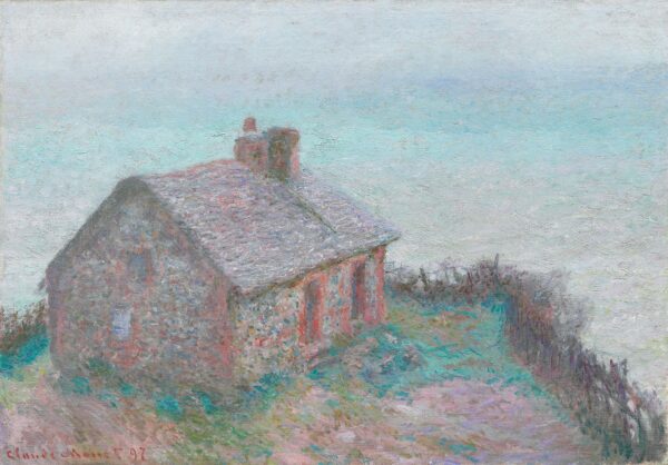 Claude Monet – Das Zollhäuschen bei Varengeville – handgemaltes Ölgemälde, Reproduktion auf Leinwand