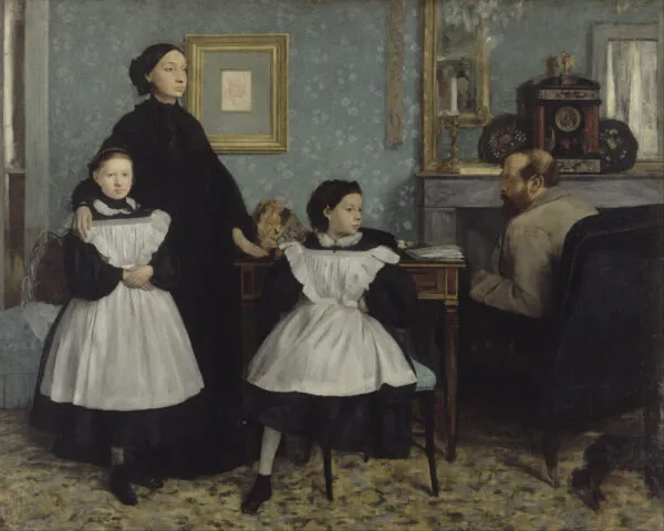 Edgar Degas - Družina Bellelli - umetniška slika na platnu - ročno slikana reprodukcija