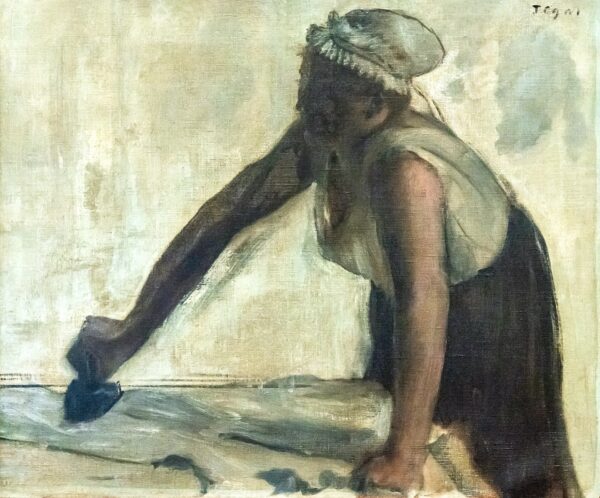 Edgar Degas - Likarica v protisvetlobi - umetniška slika za dnevno sobo - reprodukcija na platnu