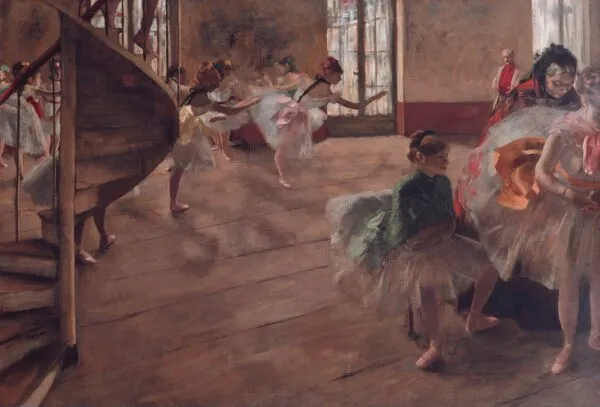 Edgar Degas - Vaja - umetniška slika za dnevno sobo - reprodukcija na platnu