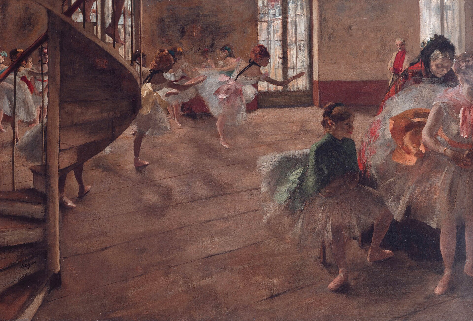 Edgar Degas - Vaja - umetniška slika za dnevno sobo - reprodukcija na platnu