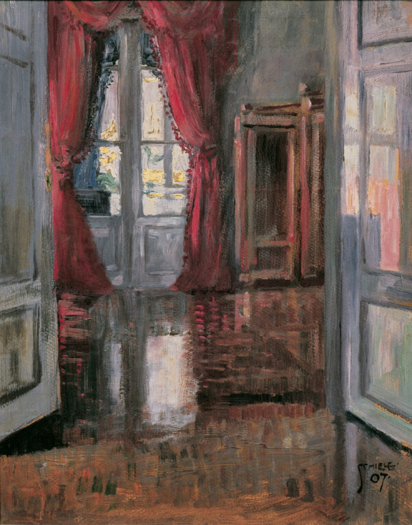 Interijer, 1907 – ručno naslikana uljna slika na platnu