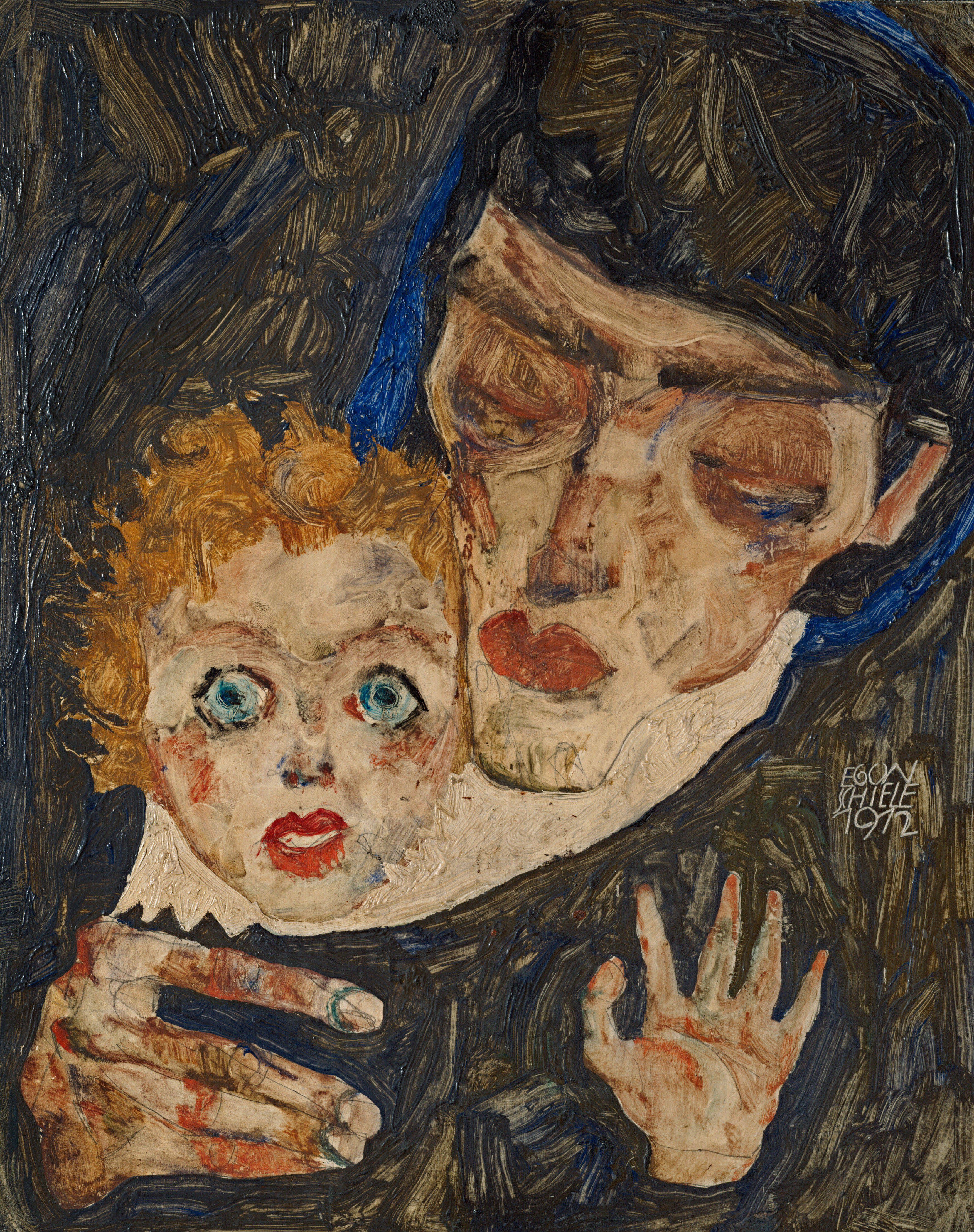 Egon Schiele – Mutter und Kind