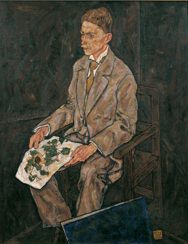 Portret dr. Franza Martina Haberditzla, 1917 – ručno naslikana uljna slika na platnu
