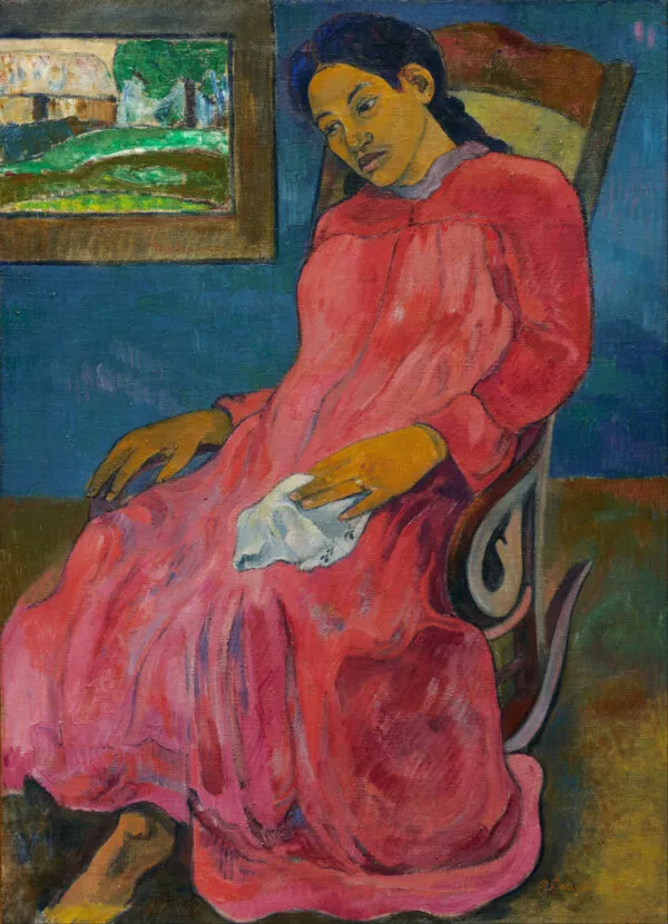 Paul Gauguin - Faaturuma (Malinconica) - quadro su tela dipinto a mano per il soggiorno - riproduzione