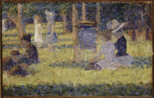 Georges Seurat – Študija za Grande Jatte (desna sredina)