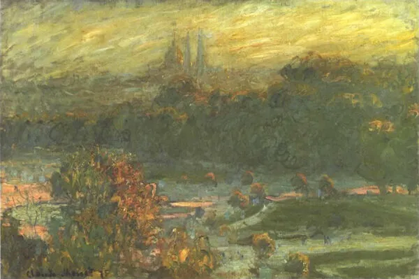 Claude Monet – Der Tuileriengarten – handgemaltes Ölgemälde, Reproduktion auf Leinwand