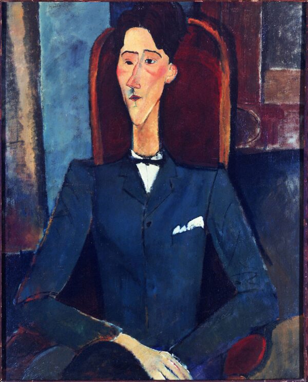 Amedeo Modigliani - Jean Cocteau - umetniška slika za dnevno sobo - reprodukcija na platnu