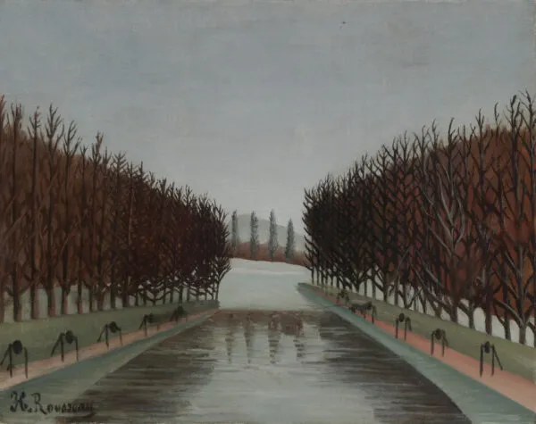 Henri Rousseau - Kanal - ročno slikana umetniška slika - olje na platnu