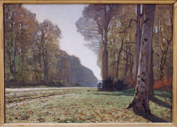 Claude Monet – Die Straße von Chailly – handgemaltes Ölgemälde, Reproduktion auf Leinwand
