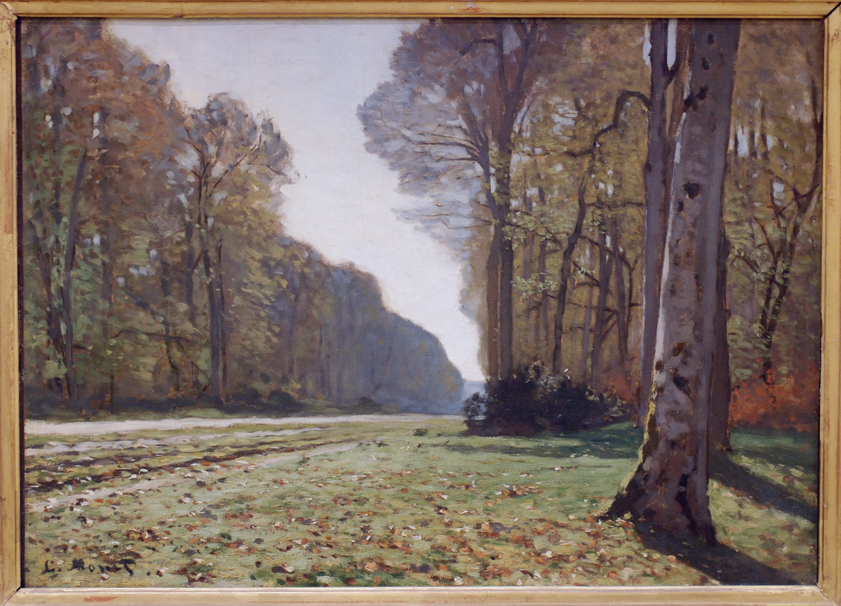 Claude Monet – Die Straße von Chailly – handgemaltes Ölgemälde, Reproduktion auf Leinwand