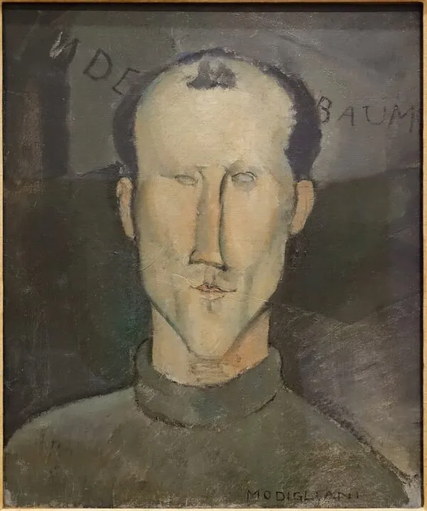 Amedeo Modigliani - Léon Indenbaum - umetniška slika na platnu - ročno slikana reprodukcija