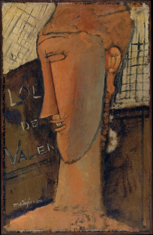 Amedeo Modigliani - Lola de Valence - umetniška slika na platnu - ročno slikana reprodukcija