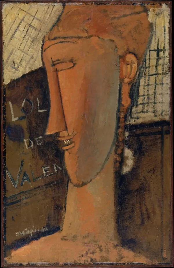 Amedeo Modigliani - Lola de Valence - riproduzione dipinta a mano - quadro su tela dipinto a mano