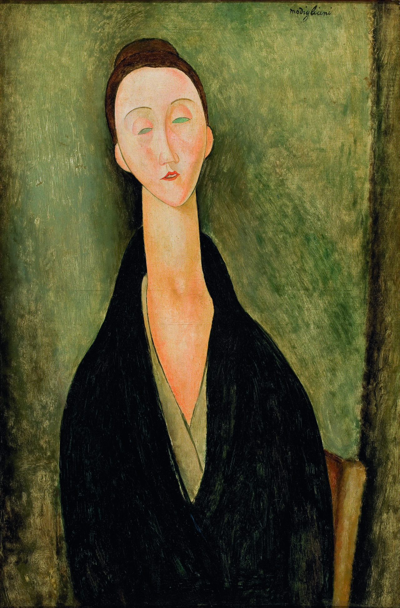 Amedeo Modigliani – Hanka Zborowska – ročno naslikana reprodukcija, olje na platnu