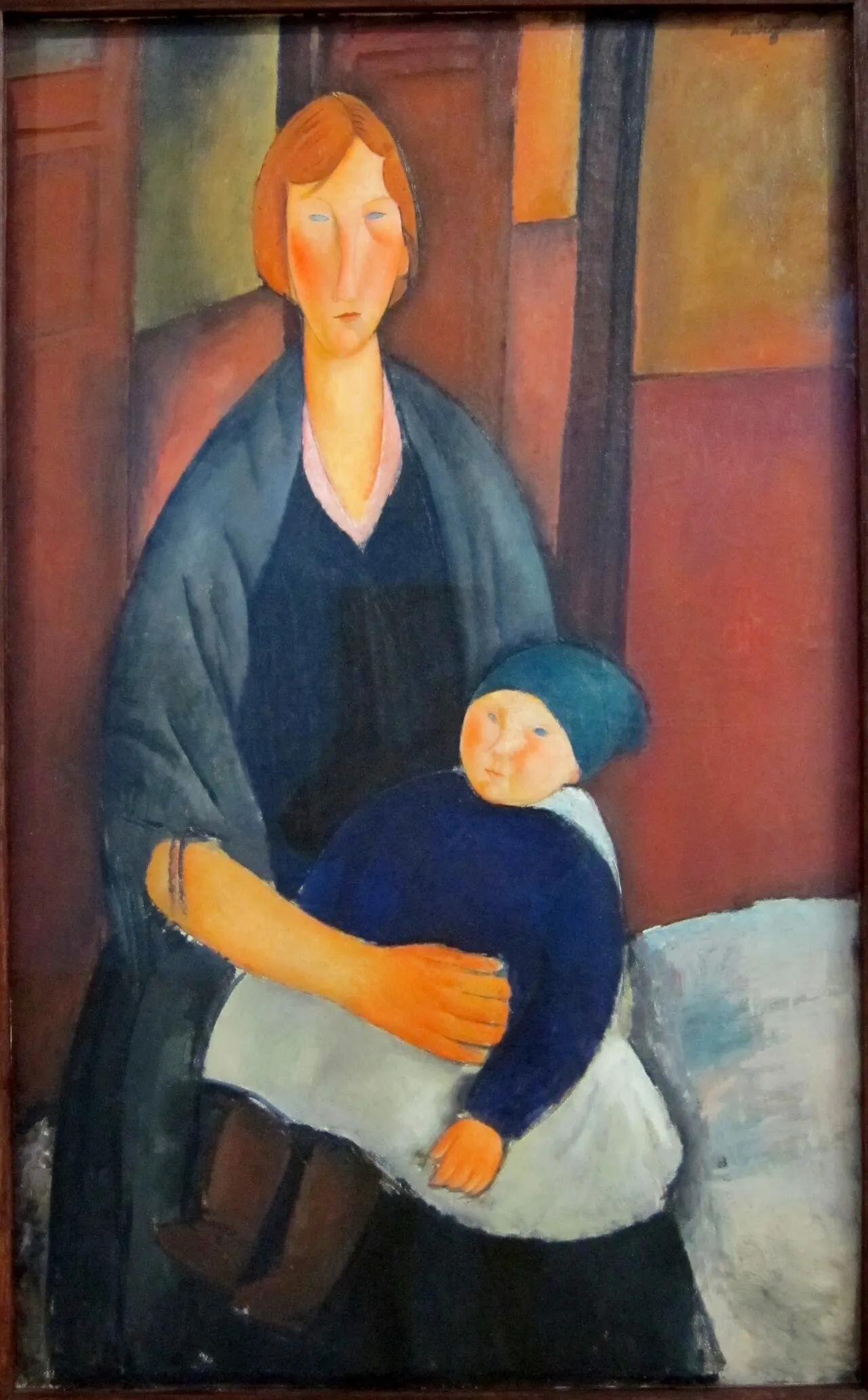 Amedeo Modigliani - Materinstvo - ročno slikana umetniška slika - olje na platnu