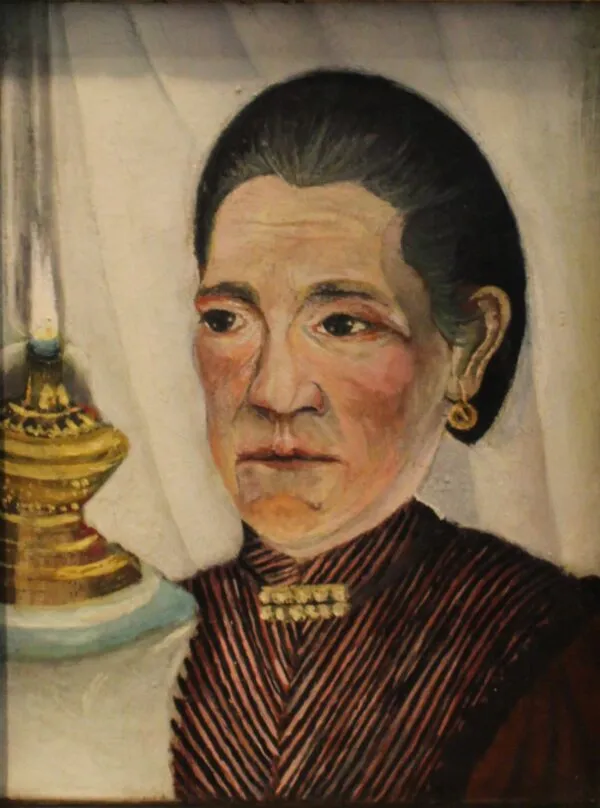 Henri Rousseau - Portret druge žene umetnika - umetniška slika na platnu - ročno slikana reprodukcija