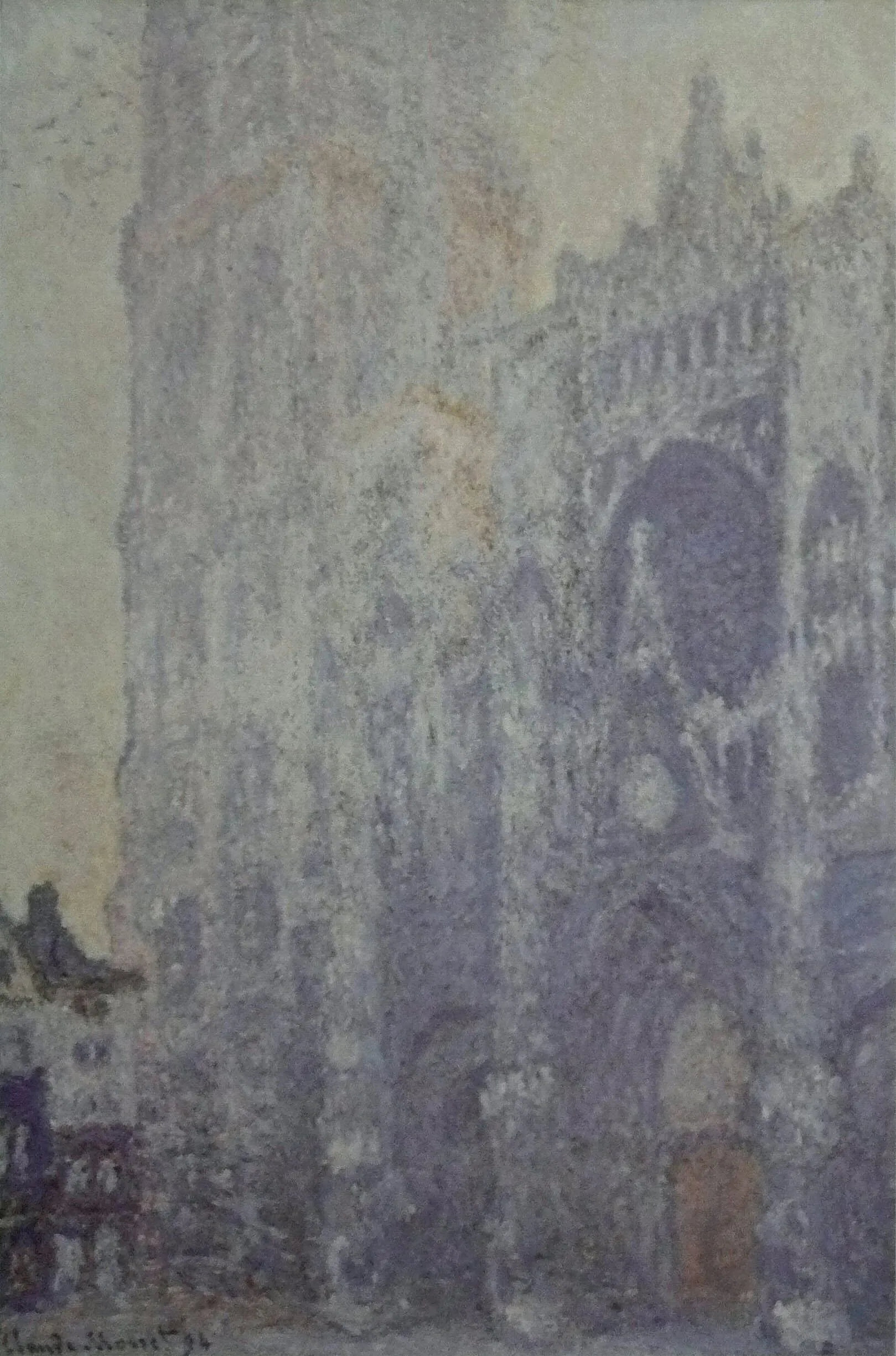 Claude Monet – Kathedrale von Rouen, Portal und Turm Saint-Romain – handgemaltes Ölgemälde, Reproduktion auf Leinwand