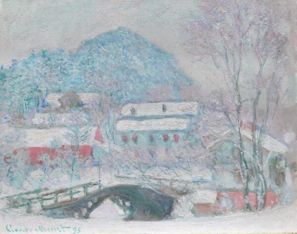 Claude Monet – Sandvika, Norwegen – handgemaltes Ölgemälde, Reproduktion auf Leinwand