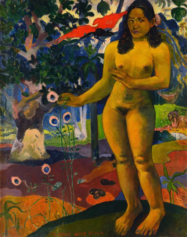 Paul Gauguin - Te nave nave fenua (Terra deliziosa) - quadro su tela dipinto a mano - riproduzione