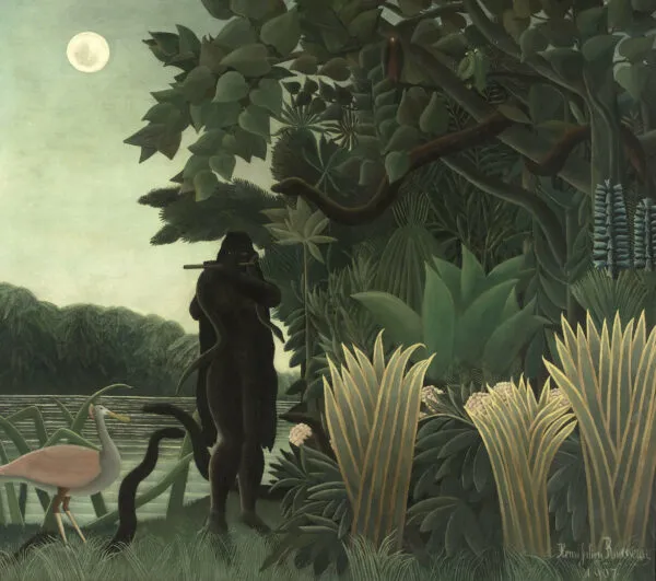 Henri Rousseau - Zaklinjalka kač - ročno slikana umetniška slika - olje na platnu
