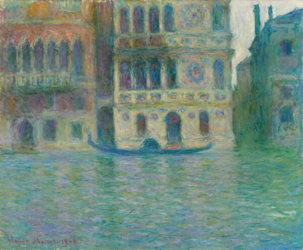 Claude Monet – Venedig, Palazzo Dario – handgemaltes Ölgemälde, Reproduktion auf Leinwand