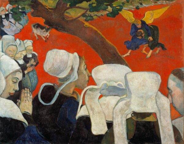 Paul Gauguin – Vision of the Sermon (Jacob Wrestling with the Angel)