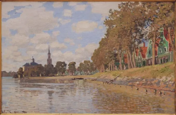 Claude Monet - Zaandam - ročno slikana umetniška slika - olje na platnu