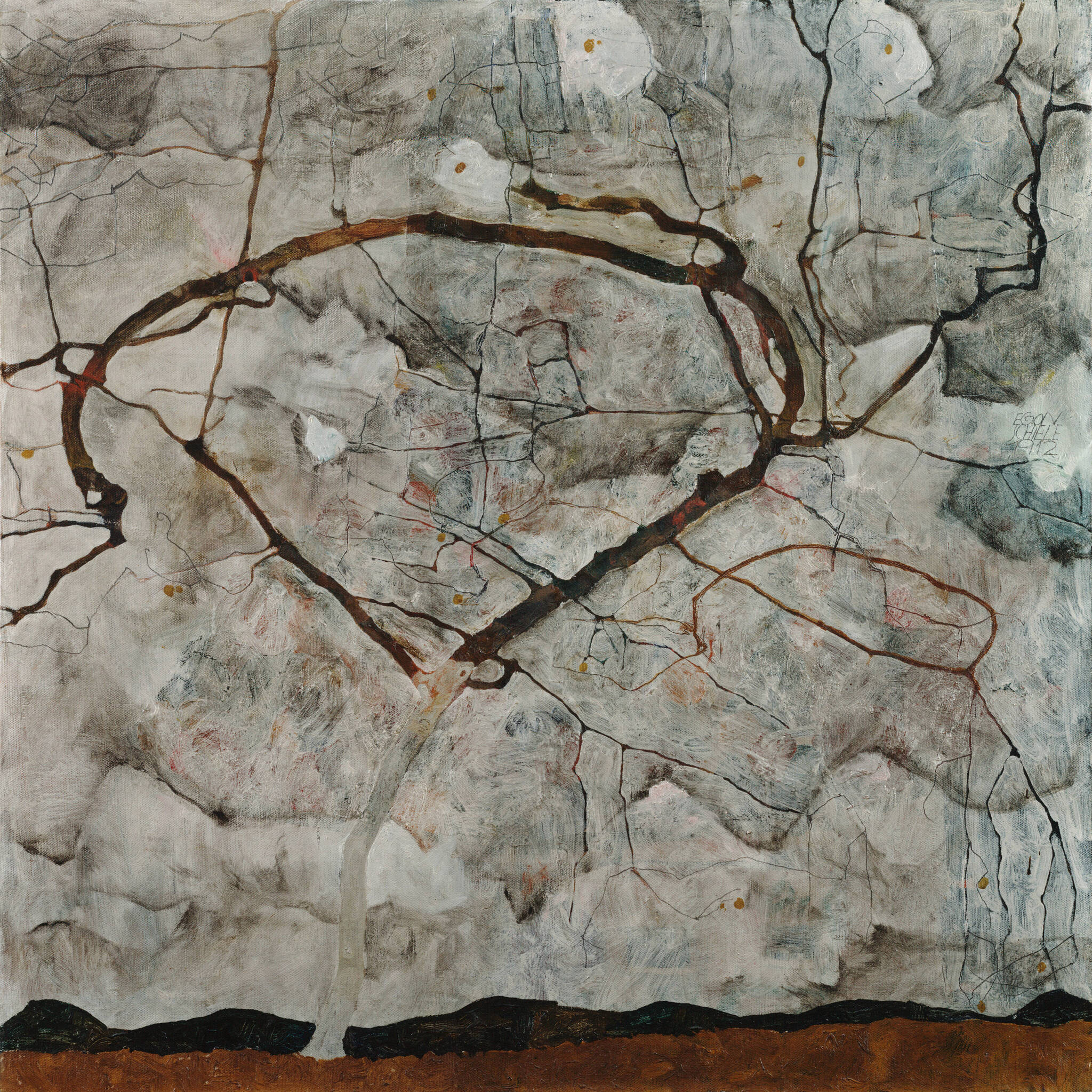 Egon Schiele – Autumn Tree in Stirred Air