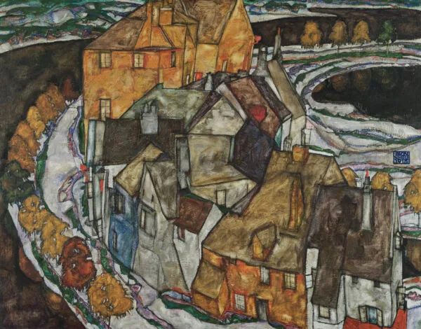 Egon Schiele – Crescent of Houses II