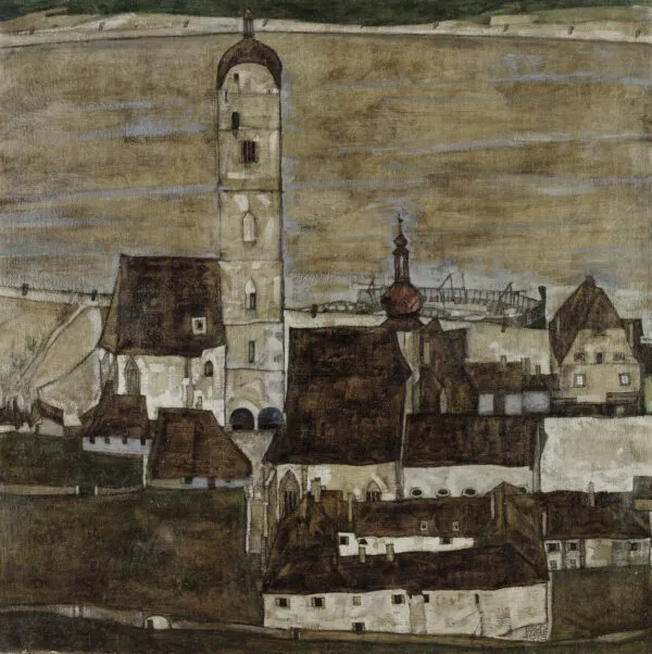 Egon Schiele – Stein on the Danube II
