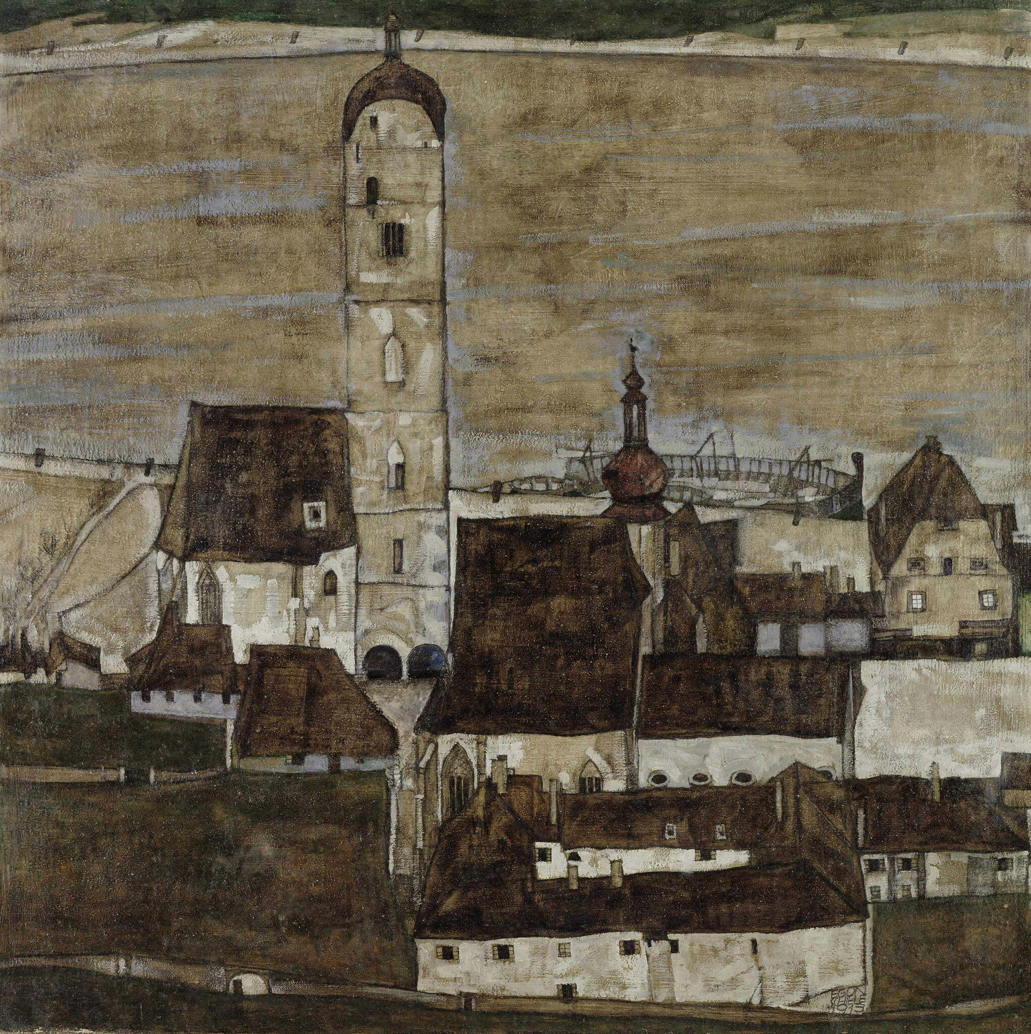 Egon Schiele – Stein a Dunán II